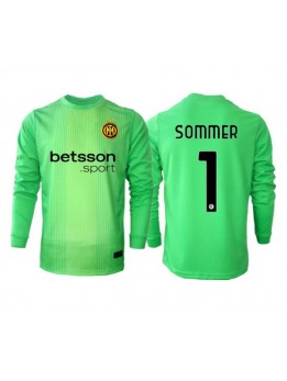 Billige Inter Milan Yann Sommer #1 Keeper Tredjedrakt 2025-26 Langermet